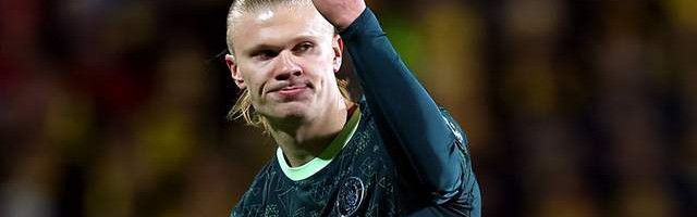 500彩票网官方投注-1-3！哈兰德8场1球持续低迷，金球先生染红，曼城制造欧冠大冷